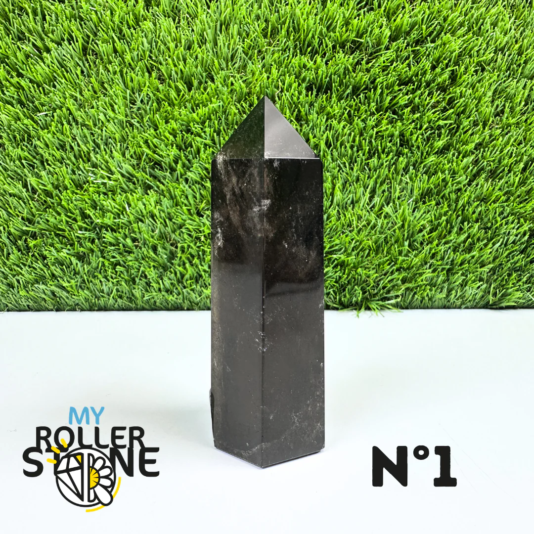 Pointes Pierre Quartz Fumée - Image 2