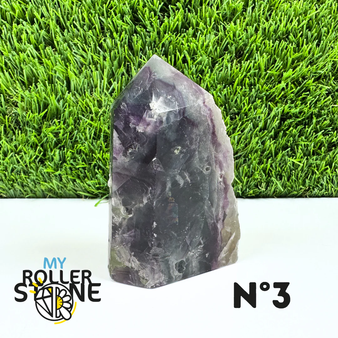 Pointes Pierre Rectangulaire Fluorite Arc-en-Ciel - Image 6