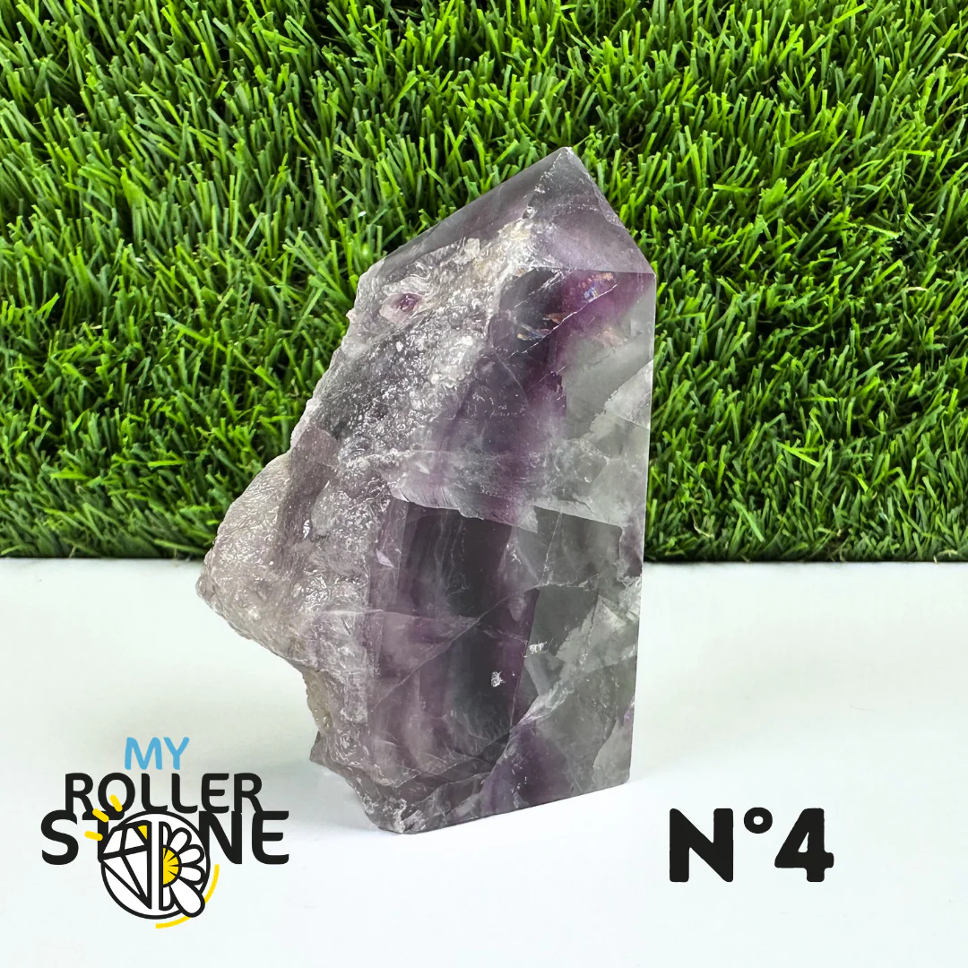 Pointes Pierre Rectangulaire Fluorite Arc-en-Ciel - Image 9