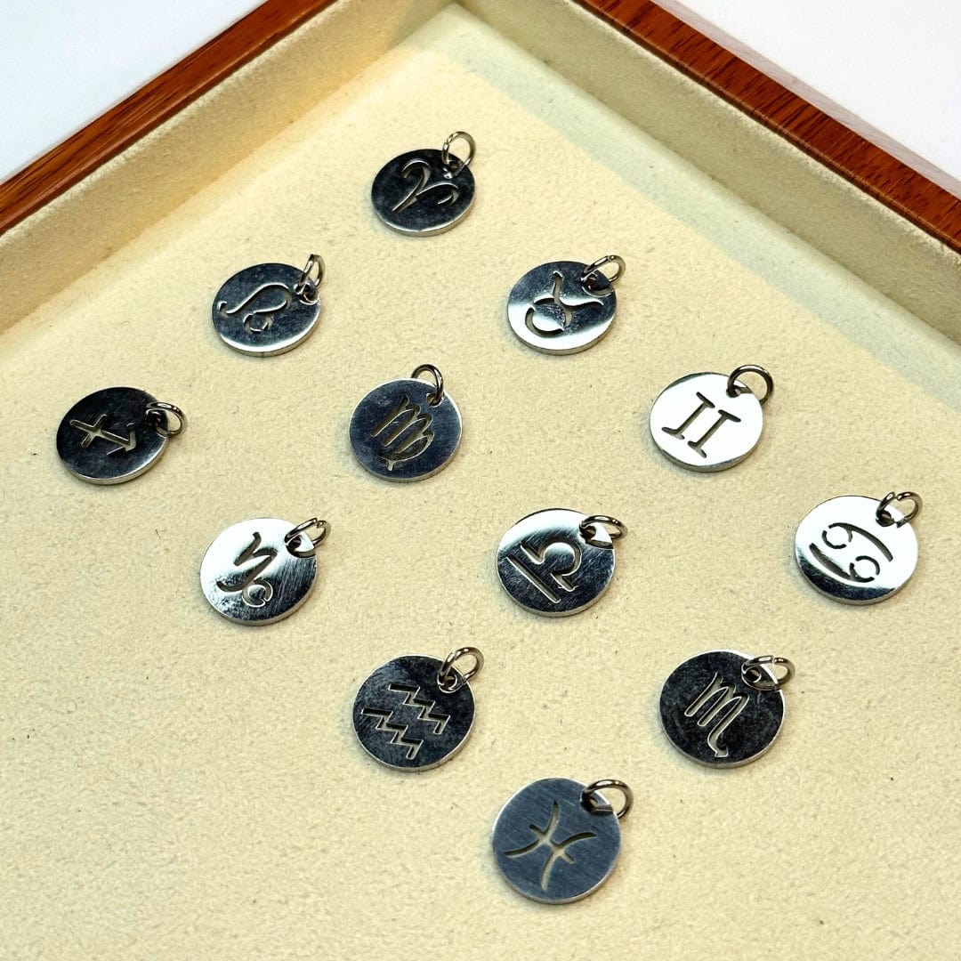 Set Charm Signe Astrologique Acier Inoxydable