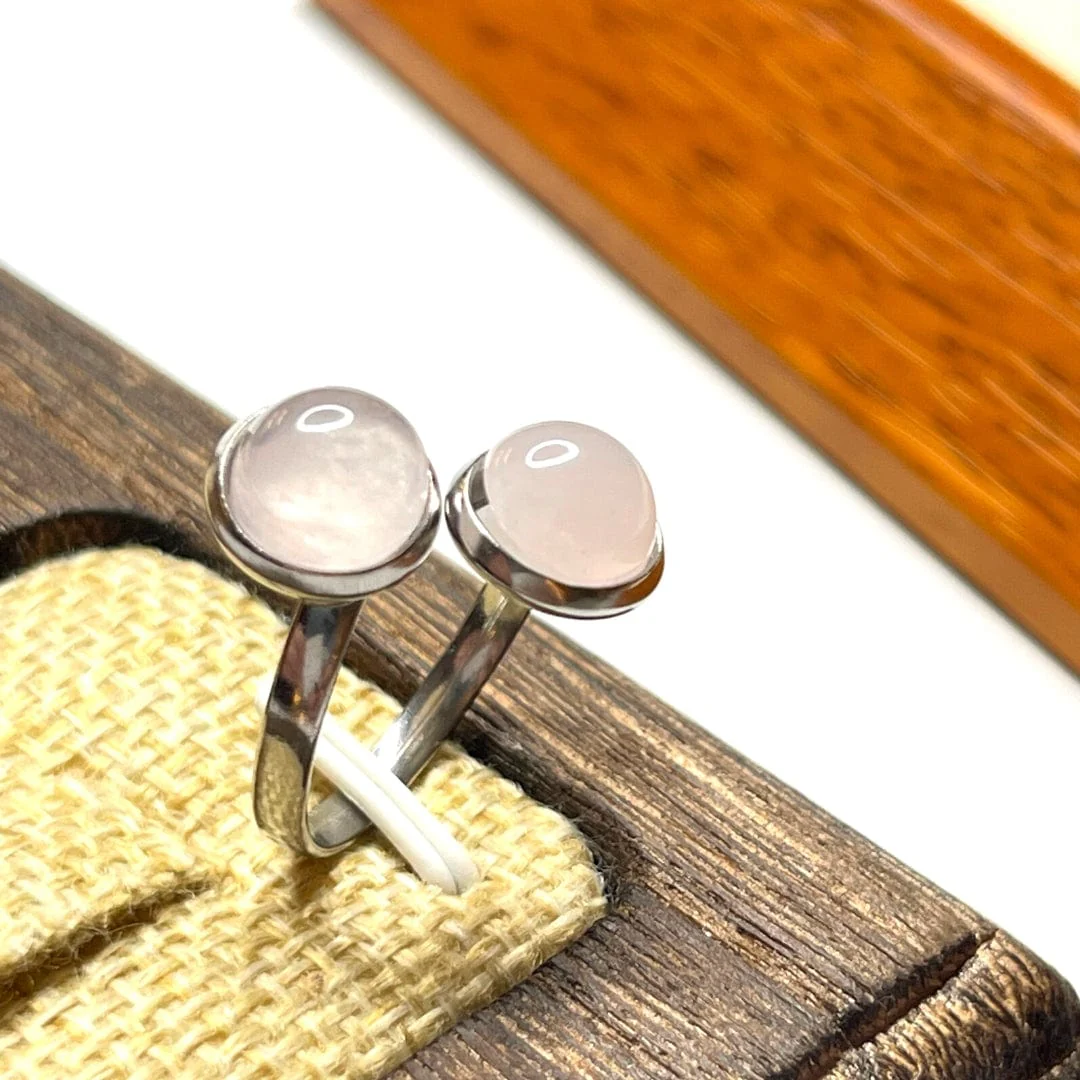 Support Bague Acier Inoxydable Argent - Image 3