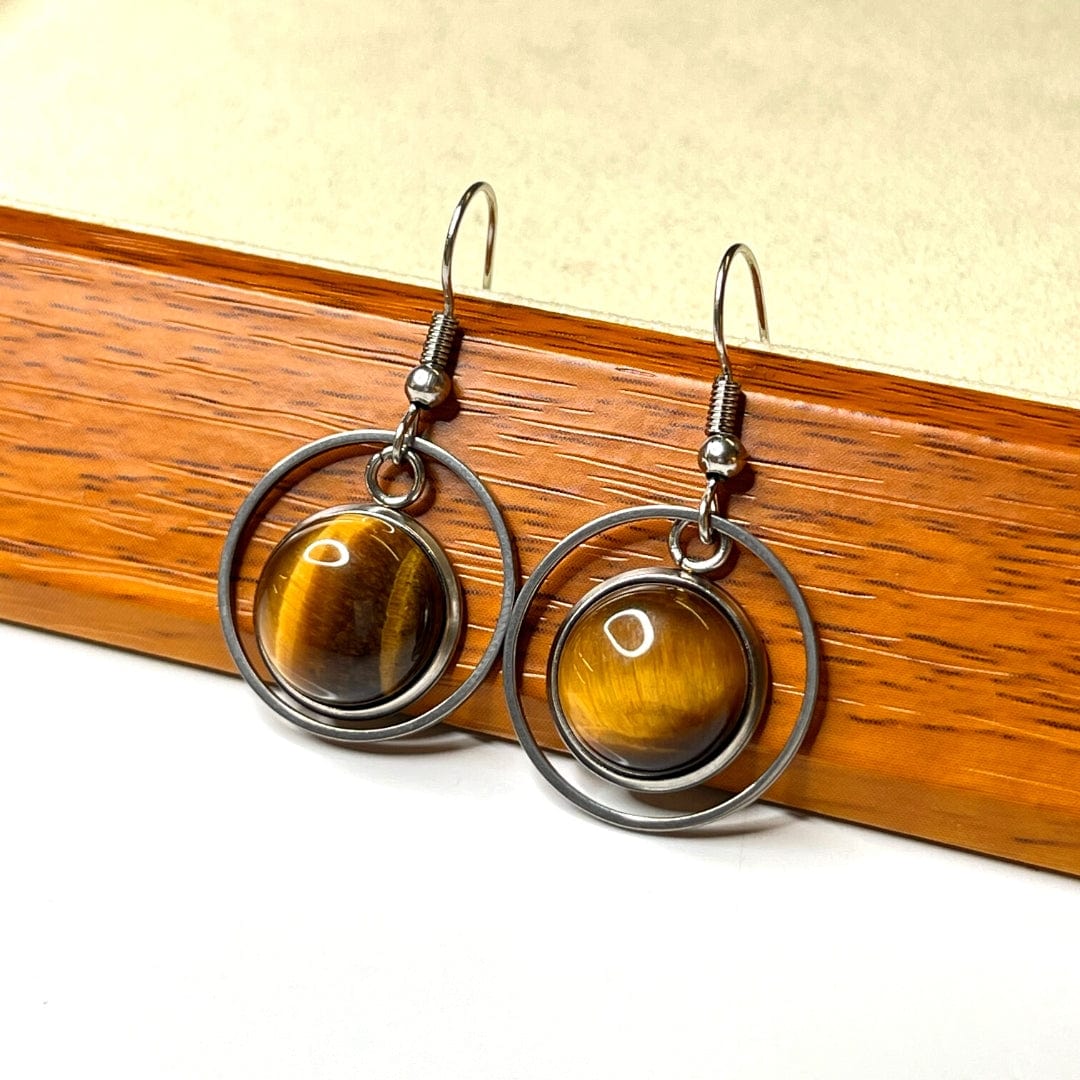 Support Boucles d'Oreilles Cabochon Rond - Image 2