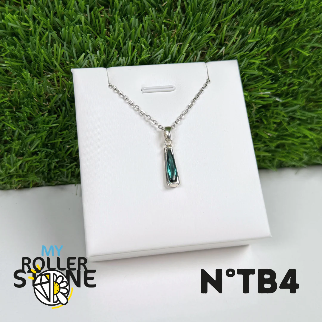 Tourmaline Bleue (Indigolite) - Argent 925 -#4